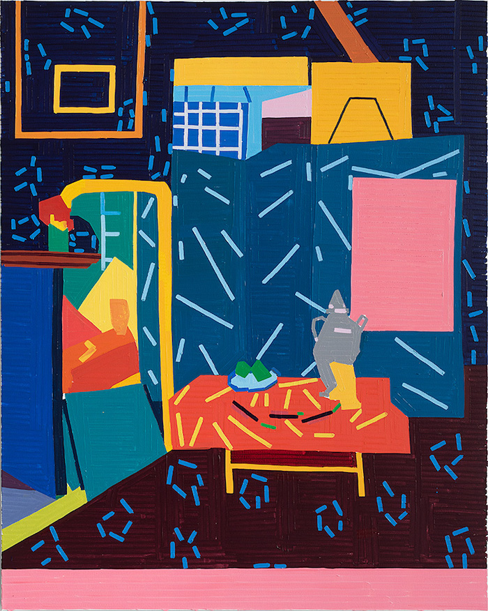 Still Life with Aubegines II(after Matisse)